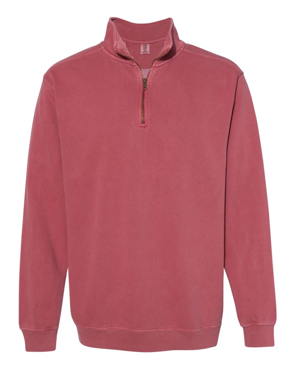Comfort Colors® Garment-Dyed Quarter Zip Long Sleeve Sweatshirt